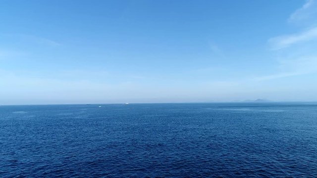 海の風景　ドローン撮影