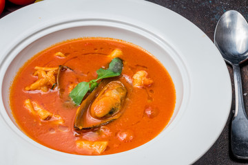 Seafood casserole bowl