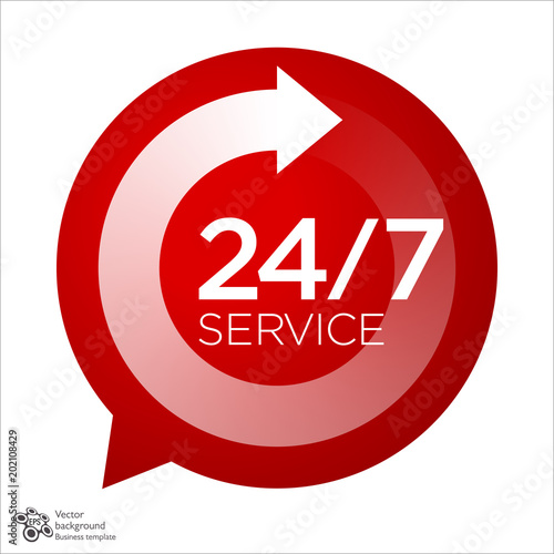 Service Icon 24 7 365 Vector Graphics Wall Mural Wallpaper Murals Mark F Service Icon 24 7 365 Vector Graphics Wall Mural Wallpaper Murals Mark F