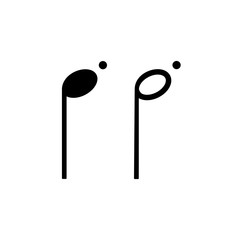 Illustration of a musical note