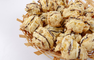 Traditional Malaysian cookies snack