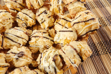 Traditional Malaysian cookies snack