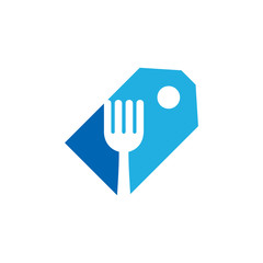 Tag Food Logo Icon Design
