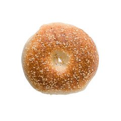 Bagel isolated on white background