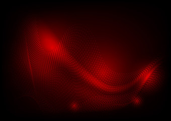 Red geometric abstract vector background, Modern design with copy space