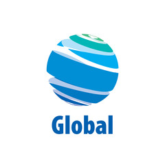 vector logo globe