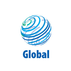 vector logo globe