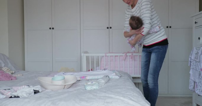 Changing the Baby's Nappy