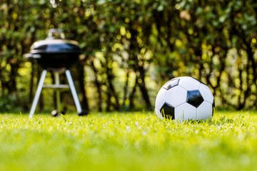Fussball im Grass © karepa