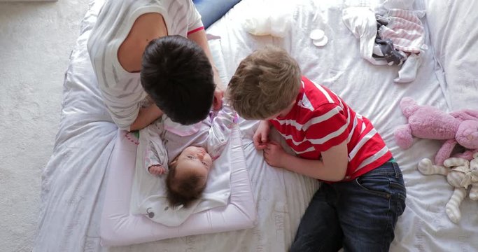 Helping Mum with the Baby