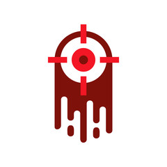 Target Paint Logo Icon Design