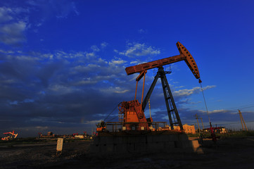 Fototapeta premium The oil pump