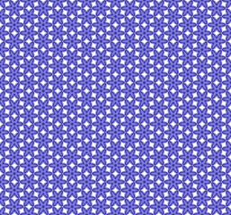 blue floral background; vector seamless pattern. simple geometric shapes