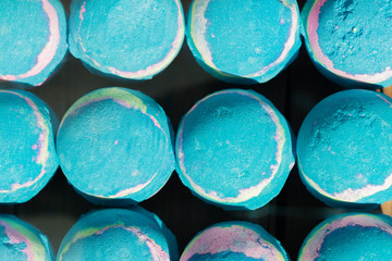 Natural aromatherapy bath balls for Beauty and spa, background