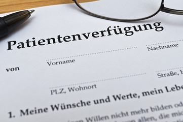 Patientenverfügung 