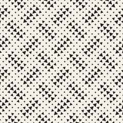 Stylish halftone texture. Endless abstract background with random size shapes. Vector seamless mosaic pattern.