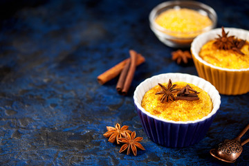 Brazilian sweet  dessert curau