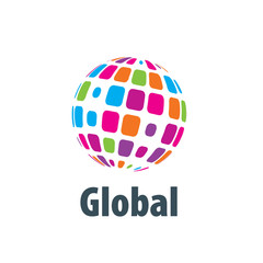 vector logo globe