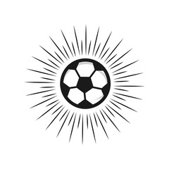 Soccer Football ball Vector Template Design Illustration