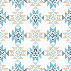 Ethnic boho seamless pattern. Traditional ornament. Geometric background. Tribal pattern. Folk motif. Textile rapport.