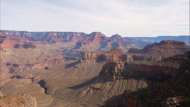 A Timelapse Of The Sunny Grand Canyon In Arizona, USA