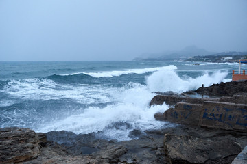 Unwetter Cala Ratjada - Mallorca Ostküste