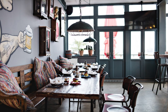 Empty Restaurant Interior