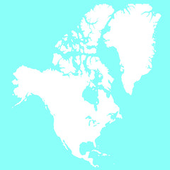 north america map vector