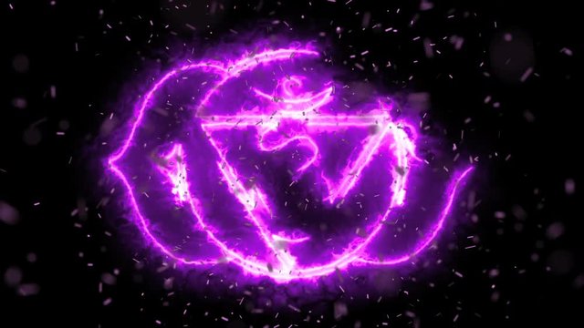 Ajna Third Eye Chakra Symbol Forming of Energy