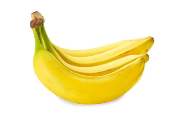 Bananas fruits isolated