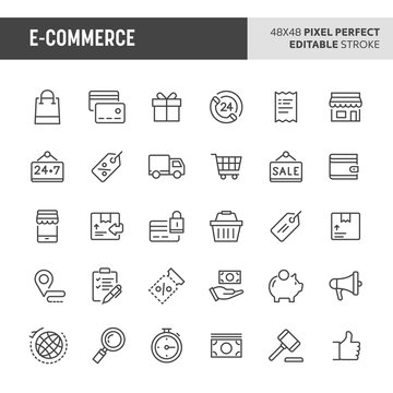 E-commerce Vector Icon Set