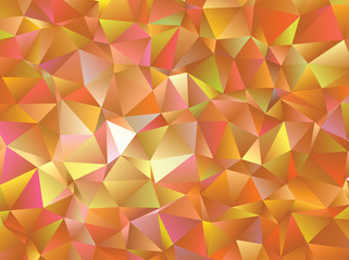Obraz premium Creative polygonal abstract background. Low poly crystal pattern. Design with triangle shapes. Pattern suitable for backgrounds, wallpaper, screen savers, covers, print, business cards, posters
