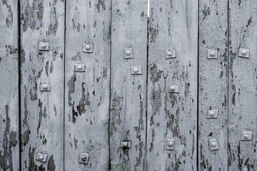Texture of white shabby boards