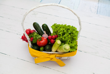 A bouquet of vegetables
