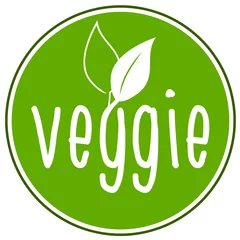 Fotobehang Veggie Vegan vegetarisch Icon © Stockwerk-Fotodesign