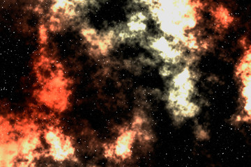 Fototapeta na wymiar Galaxy and nebulae. Science.