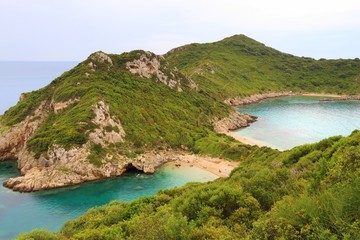 Corfu hidden beach