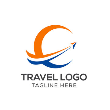 Travel Logo Template, Holiday Logo Template