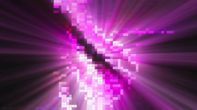 Shining bright mosaic with many little colorful square pieces, computer generated abstract background, 3D rendering