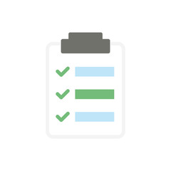 List meeting business flat icon vector