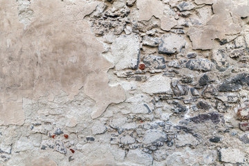 Weathered old cement wall