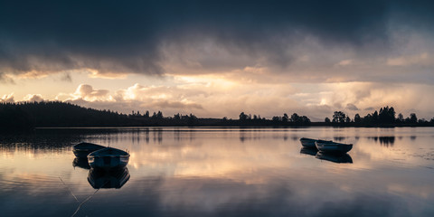 Sunrise on Scottish Loch © Martin Sproul