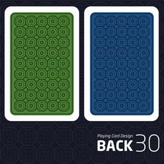 Card Back Abstract Pattern Background Underside