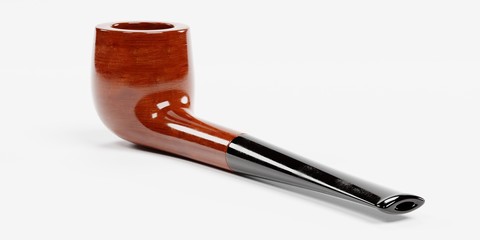 Realistic 3D Render of Smoking Pipe