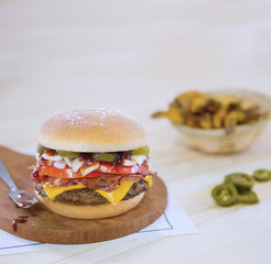 Hamburguesa completa