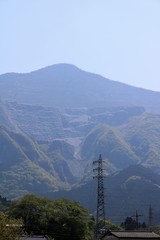 Obraz premium 武甲山（埼玉県秩父市）