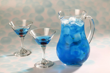 blue iced tea
