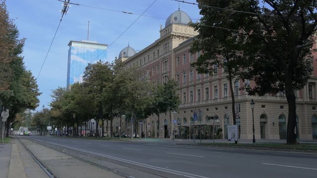 Ringturm and other buildings on Schottenring