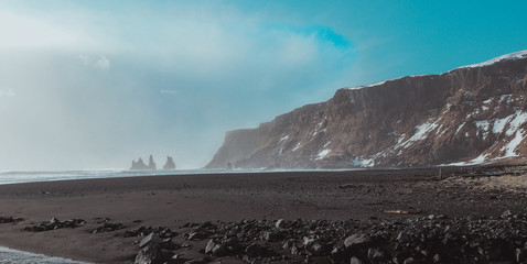 Black beach, Vík, Iceland