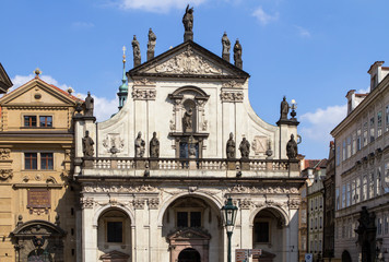 Fototapeta na wymiar Church of San Salvatore, Prague